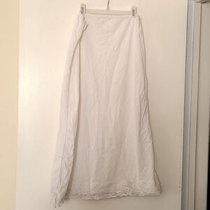 Long White Slip L
